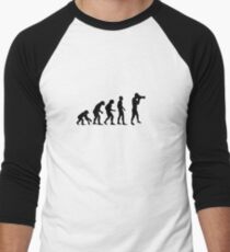 Photographer evolution Men's Baseball ¾ T-Shirt