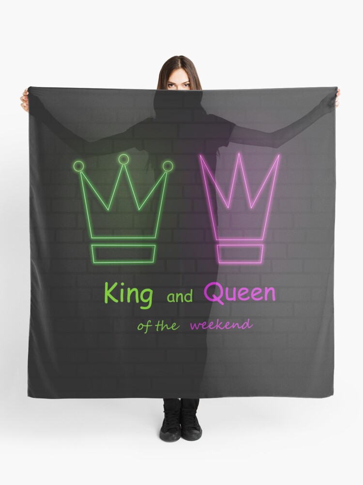 King And Queen Of The Weekend Lorde Lyrics Scarf By