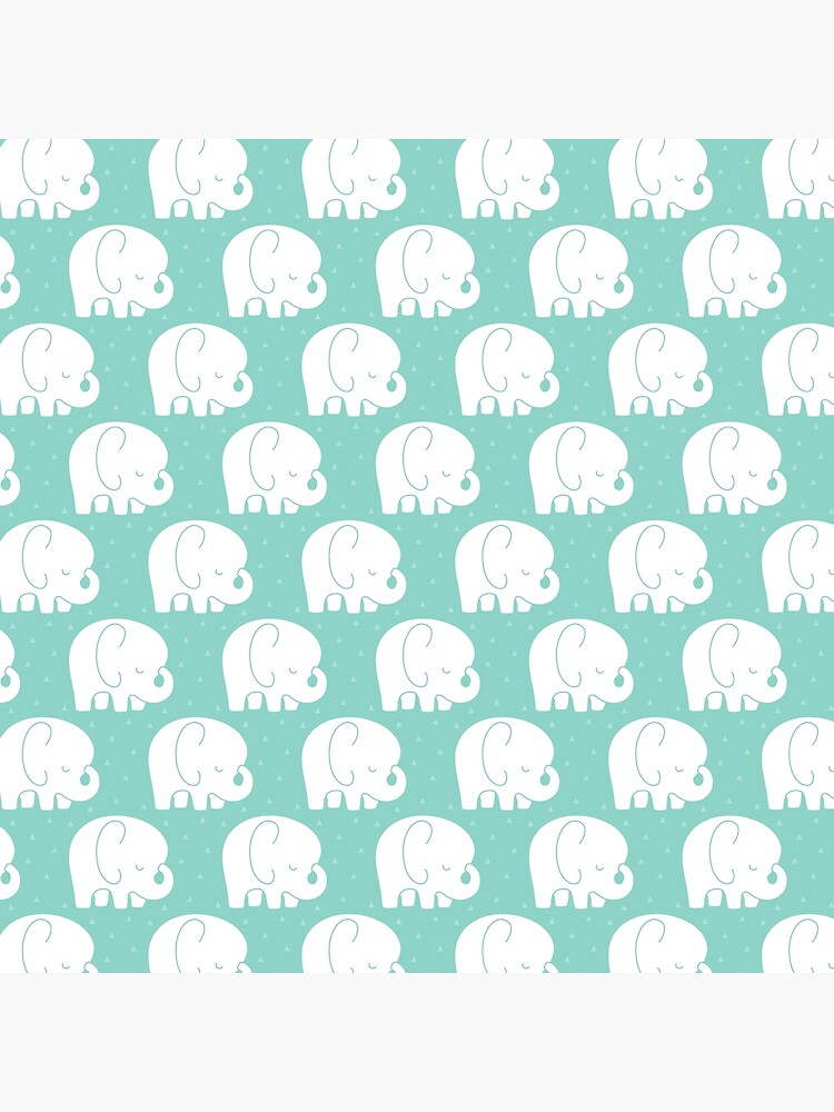 mod baby elephants mint by MissTiina