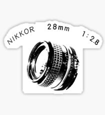Nikkor 28mm Black Sticker