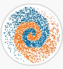 Machine learning binary classification spiral Sticker