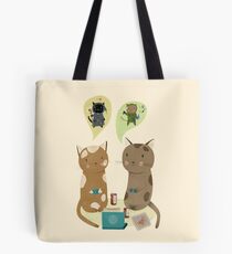 Geek Cats Tote Bag