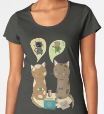 Geek Cats Premium Scoop T-Shirt