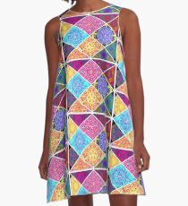 Boho Chic A-Linien Kleid
