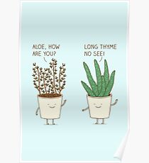 garden etiquette Poster