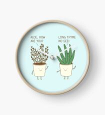 garden etiquette Clock