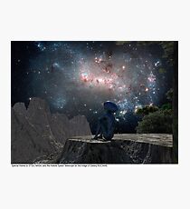Blue Man 11: Homesick Photographic Print