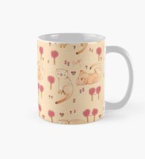 Orange Cat Pattern Mug