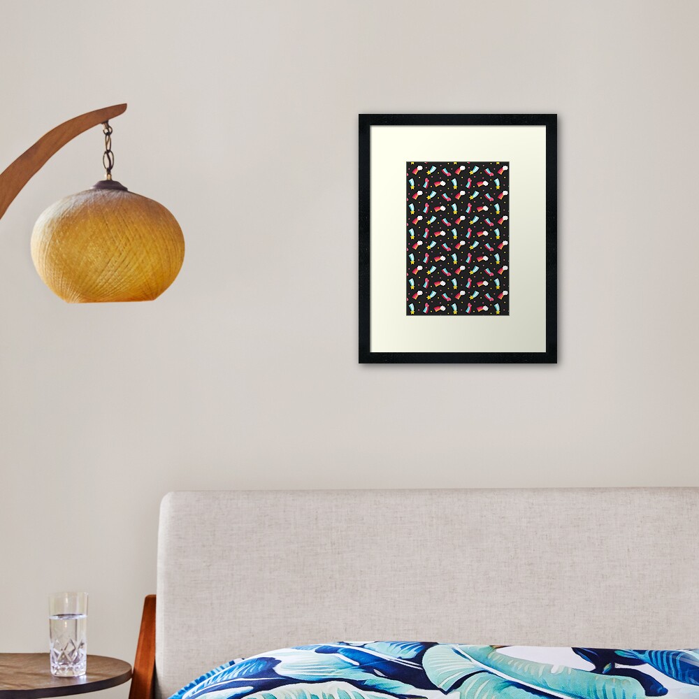 Little Rainbows Framed Art Print