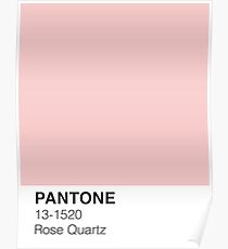 Rosenquarz Pantone Poster