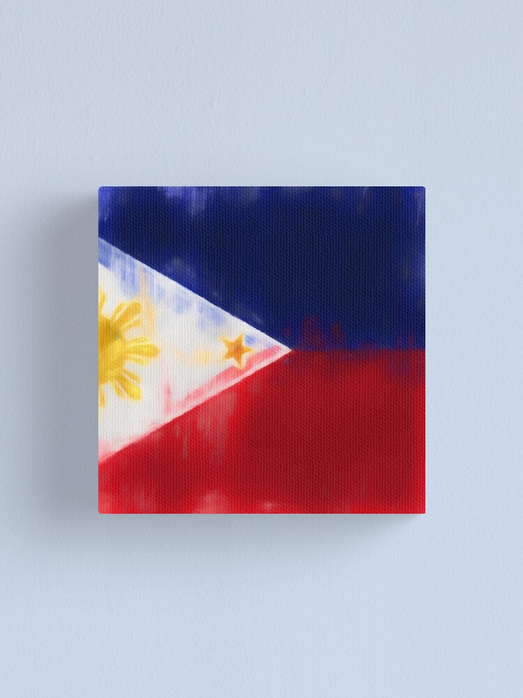 Alternate view of Filipino Flag No. 1, Series 1 Canvas Print