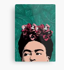 Frida Kahlo Portrait Metal Print