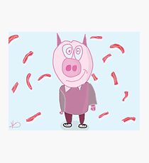 CANIBAL PIG Photographic Print