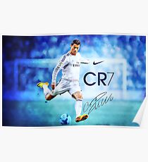 Cristiano Ronaldo sign Poster