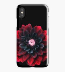 Blood Red Dalia iPhone Case