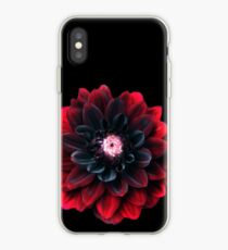 Blood Red Dalia iPhone Case