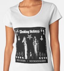 Choking Victim - No Gods / No Managers Women's Premium T-Shirt
