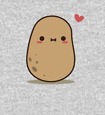 Cute Potato in love Kids Pullover Hoodie