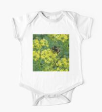 Honeybee Meadow Flowers One Piece - Short Sleeve