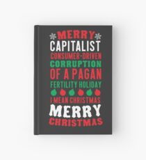 Merry Corruption Of A Pagan Holiday Hardcover Journal