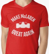 Make McLaren Great Again - white Men's V-Neck T-Shirt