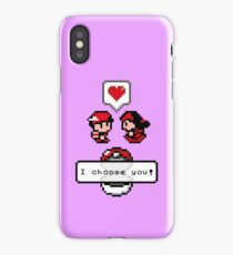 Pokemon Valentine I Choose You! iPhone Case