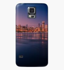 Chicago Skyline with reflections at dusk Case/Skin for Samsung Galaxy