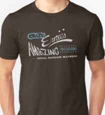 Brave Little Toaster - Crazy Ernie's Emporium (blue/white) Shirt Unisex T-Shirt