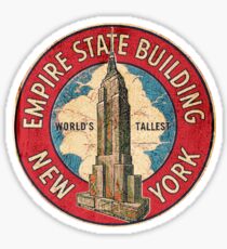 Empire State Building worlds tallest Sticker