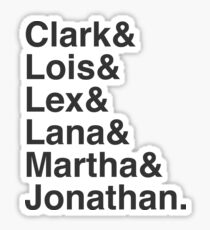 Smallville Characters Sticker