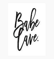 Babe Cave... Photographic Print