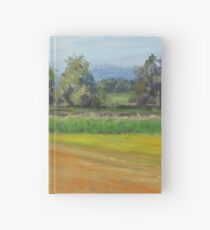 Original Acryl Plein Air Landschaft Malerei - Sauvie Island Notizbuch