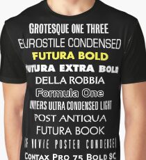 THE TWELVE (TYPE)FACES OF DR. WHO Graphic T-Shirt