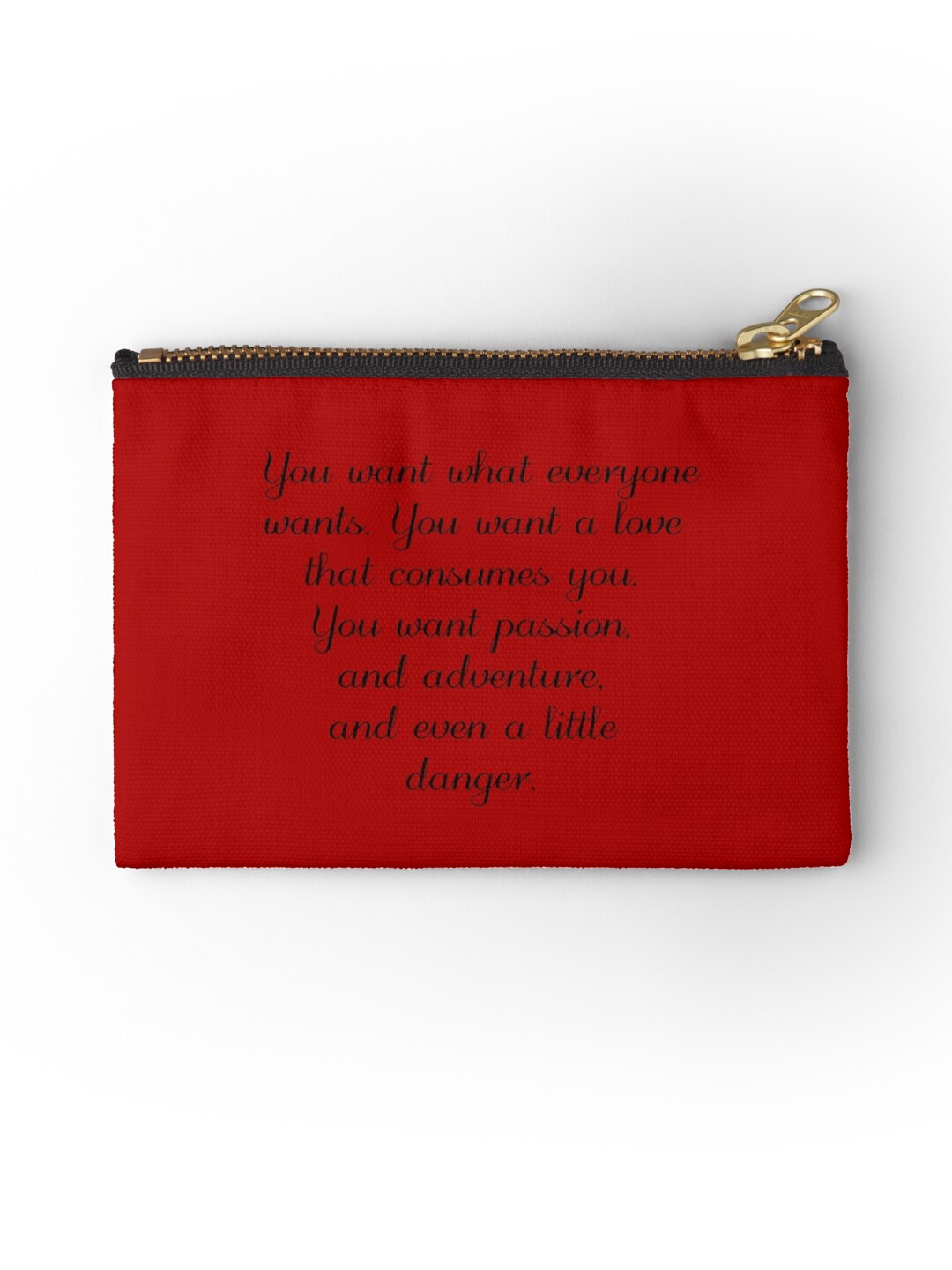 "Damon Salvatore Quote Bigger Design " Studio Pouches by MysticalCrazy