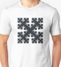Cesàro Fractal - Square Filled 2 Unisex T-Shirt
