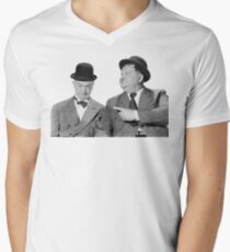 Laurel and Hardy Men's V-Neck T-Shirt
