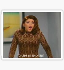 Pegatina Jadeos en inglés