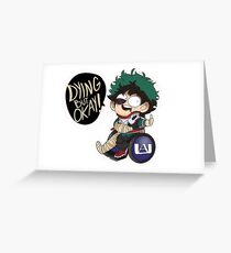 Dying But Okay- Deku Boku no Hero Academia Greeting Card