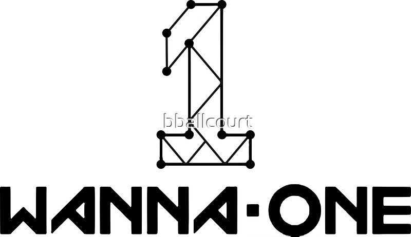 "Wanna One - Logo" Stickers by bballcourt | Redbubble