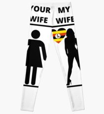 Uganda geschenk my your wife Leggings