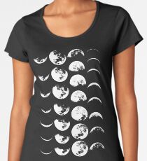 Mondphasen Nr. 2 Frauen Premium T-Shirts