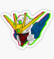 Gundam Wing Skull Head Sticker
