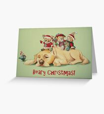 Beary Christmas Greeting Card