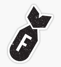 F bomb Sticker