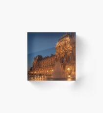 Illuminated Louvre Acrylic Block