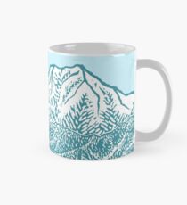 Distant Snow- 遠雪 : linocut Mug