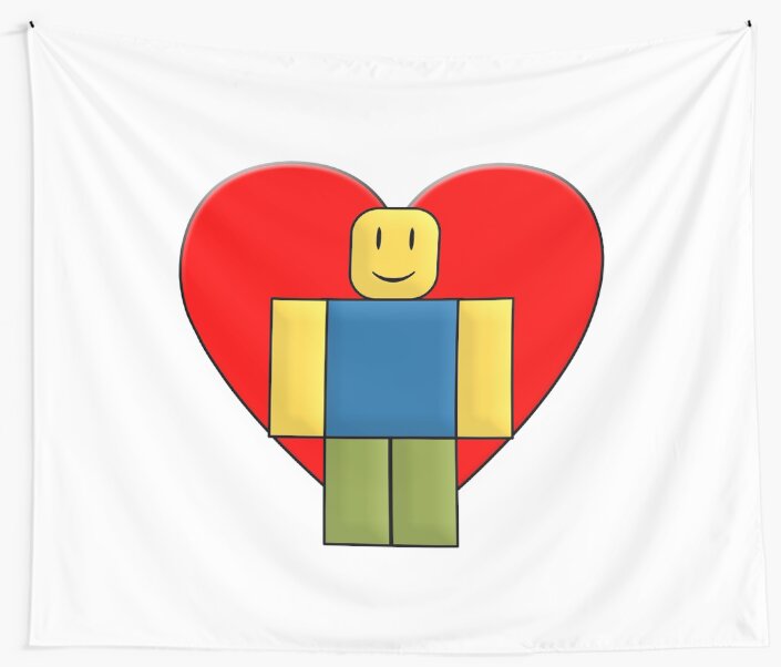 Roblox Noob Love Wall Tapestries By Jenr8d Designs Redbubble - roblox noob love by jenr8d designs