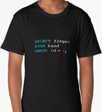 Middle Finger Long T-Shirt