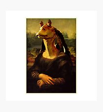 Jar Jar Binks - Mona Binks : Inspired by Star Wars Photographic Print