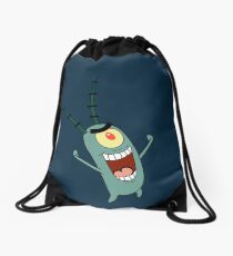 Sheldon J. Plankton Drawstring Bag